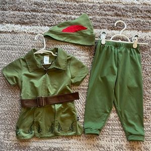 Peter Pan/Robin Hood costume, Toddler small (1-3 yrs)